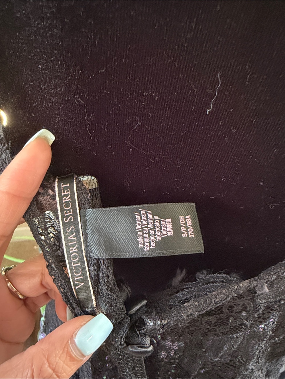 VS Floral Lace Camisole and Short Set - Picture 5 of 11